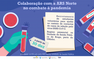 Colaboração com a ARS Norte no combate à pandemia