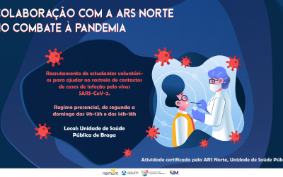 Ajuda no Rastreio de Contactos com Pessoas SARS-CoV-2 Positivas – Colaboração com a ARS Norte