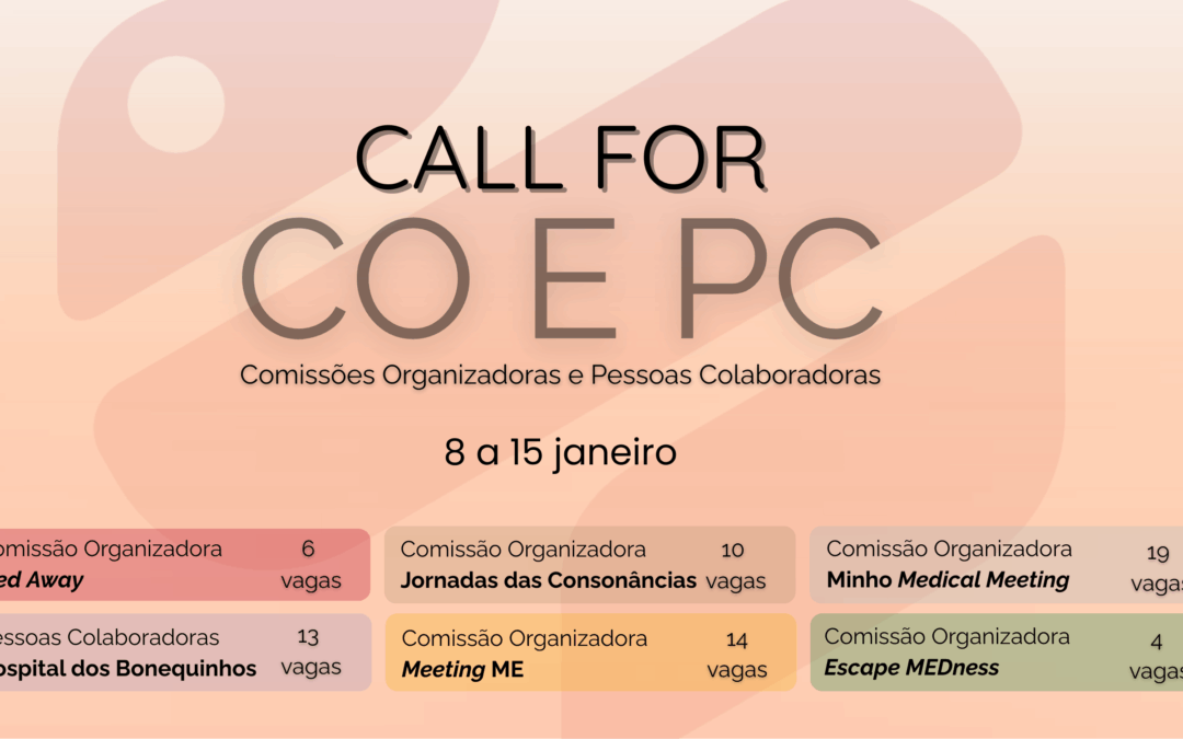 𝗖𝗮𝗹𝗹 𝗳𝗼𝗿 𝗖𝗢 𝗲 𝗣𝗖